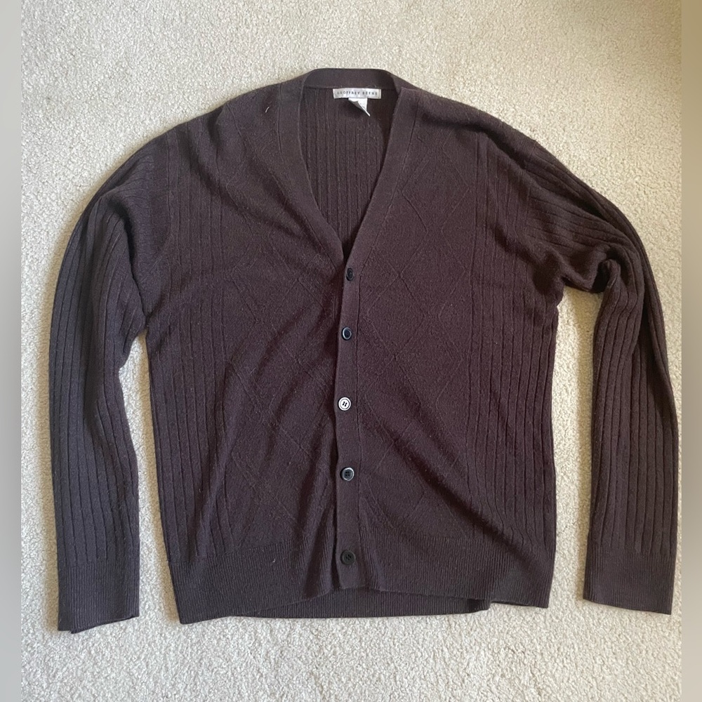 Vintage Men's Cardigan Sweater